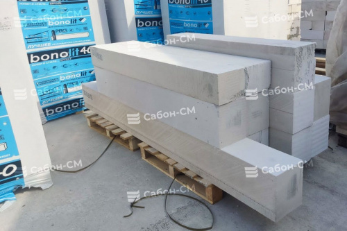 Газосиликатные блоки Бонолит Дмитров D600 625х250х500 стеновые