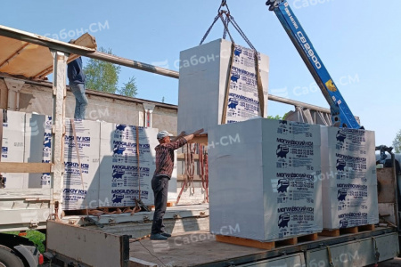 Газобетонные блоки Могилевский КСИ D400 600х375х250 стеновые